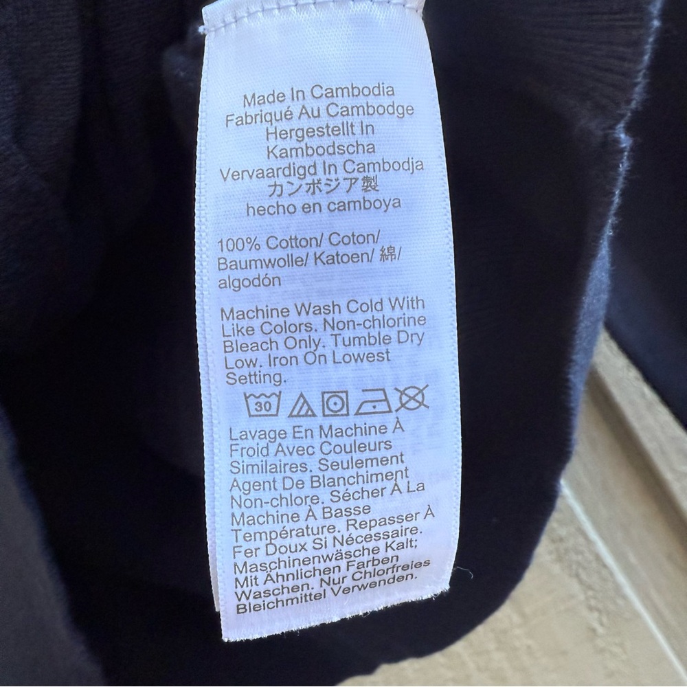 NWT J. Crew Navy Classic Cotton Button-Up Sweater Cardigan Minimalist Academia - Picture 11 of 16